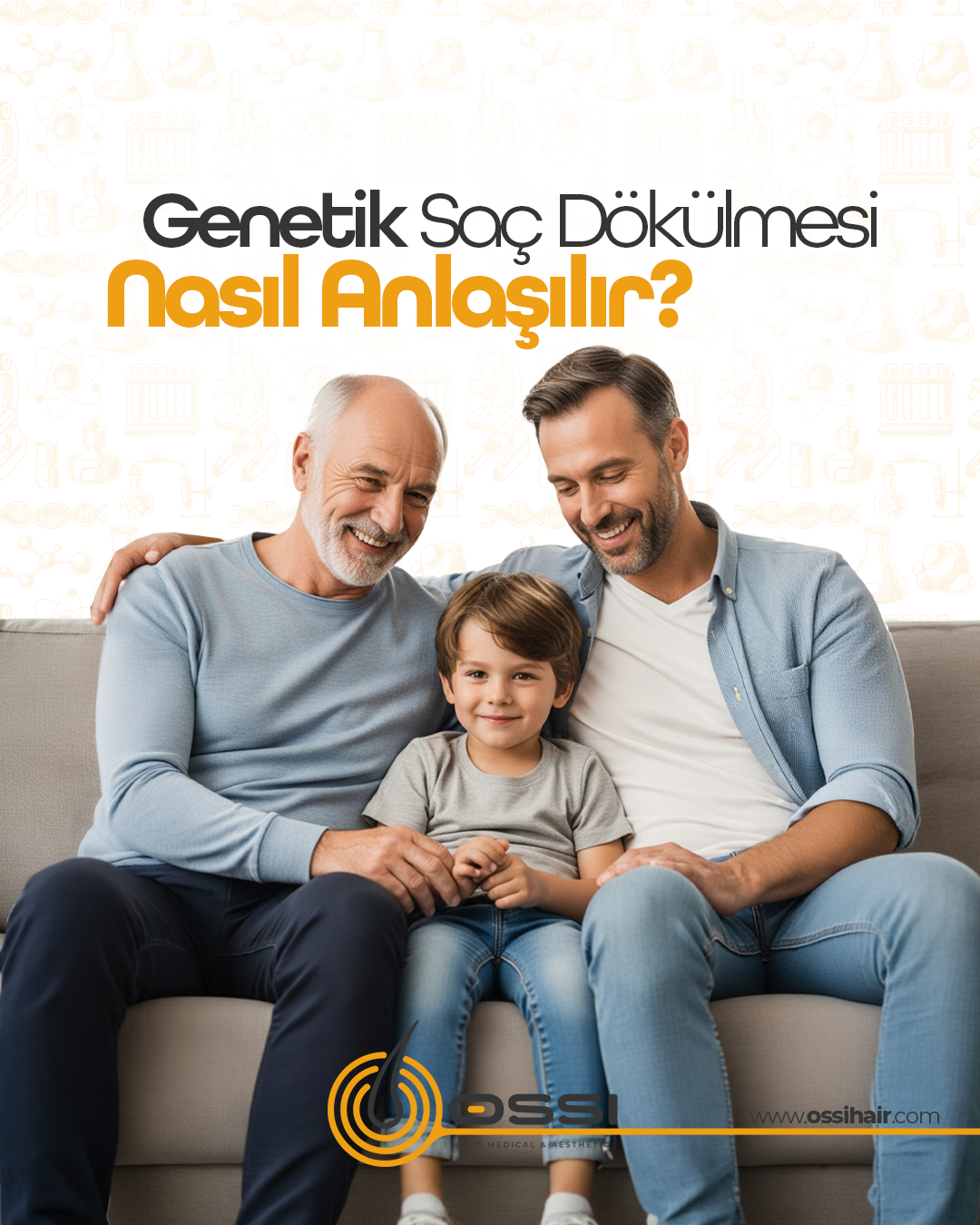 Genetik Saç Dökülmesi Nedir? – Ossi Hair İzmir Saç Ekimi